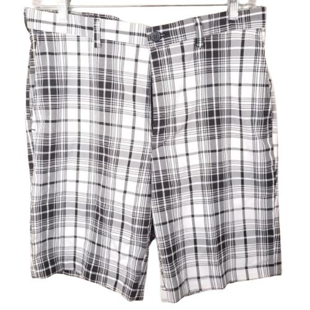 Cool 18 Golf Shorts Mens 36 Pro Expanded Waist Flat Front Belted Loop